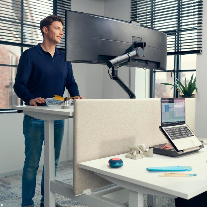 Dataflex Viewgo pro Monitorhalterung HD für 2 Monitore (schwarz)