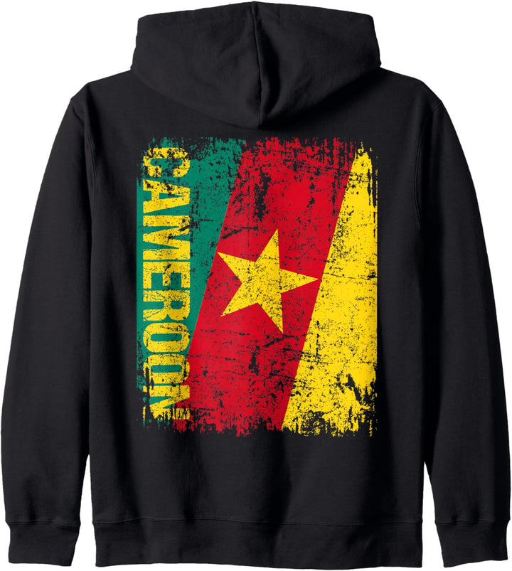 KAMERUN Flagge | Damen Herren Kinder KAMERUN Kapuzenjacke