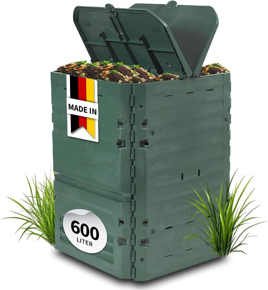 GARANTIA Thermo King Komposter 600 L Grün Schnellkomposter