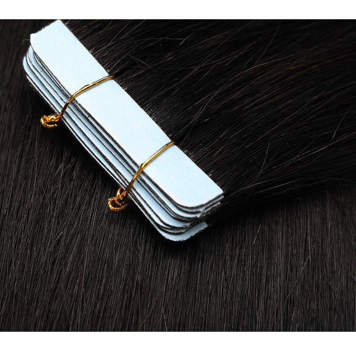 SEGO Tape Extensions Echthaar Haarverlängerung 20 Tressen/30 g Klebeband Band in Haarverlängerung Kl