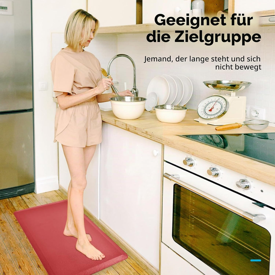 Art3d Anti-Ermüdungsmatte Komfortmatte gepolsterte Küchenmatte rutschfestes Schaumstoff-Komfortkisse