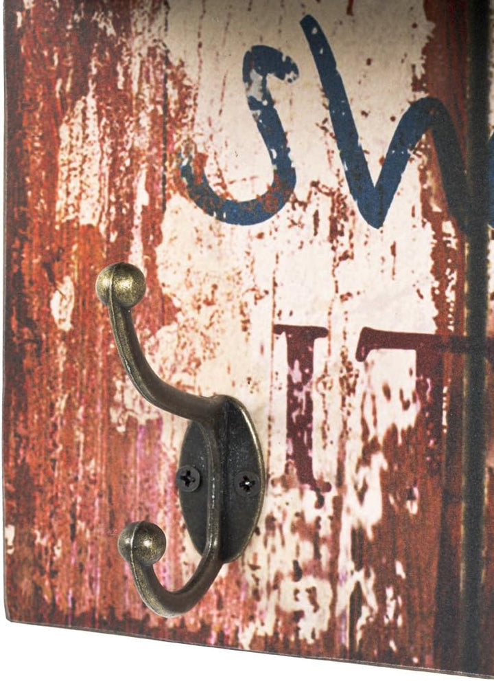 HAKU Möbel Memoboard, MDF, Motiv-vintage, B 40 x T 14 x H 100 cm Motiv-vintage 40 x 14 x 100 cm, Mot