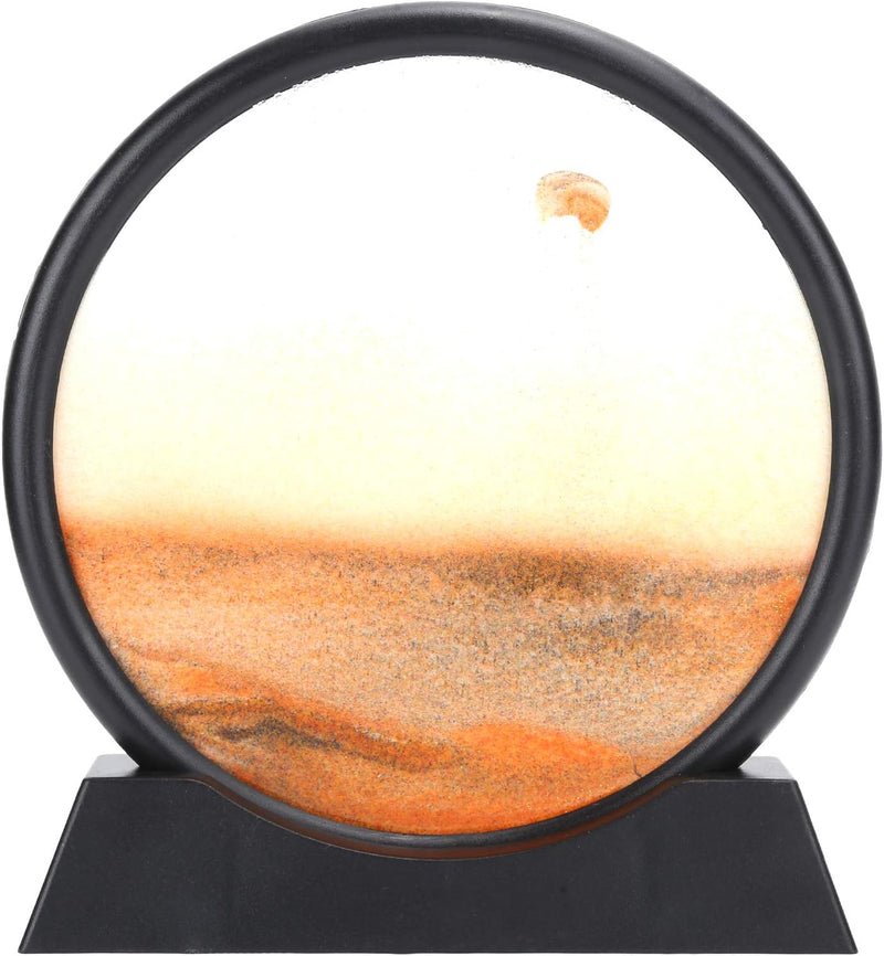 Kreatives dynamisches Sandbild, 3D-Illusionslandschaft Bewegende Sandmalerei Desktop Kunst geschenke