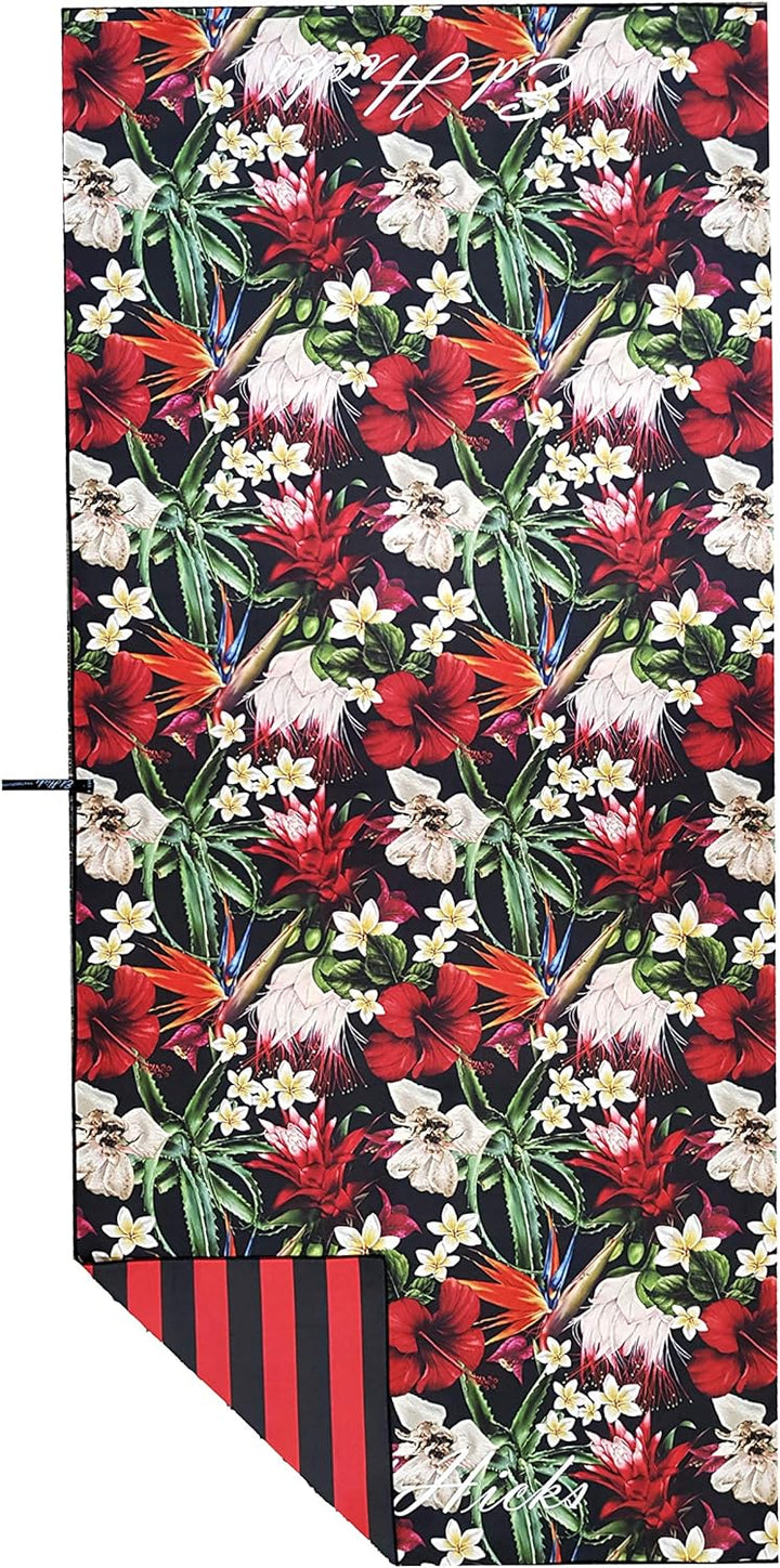 Ed Hicks Mikrofaser Strandtuch – extra gross XXL 200 x 90 cm – Bade, Urlaubs und Reisehandtücher –sa