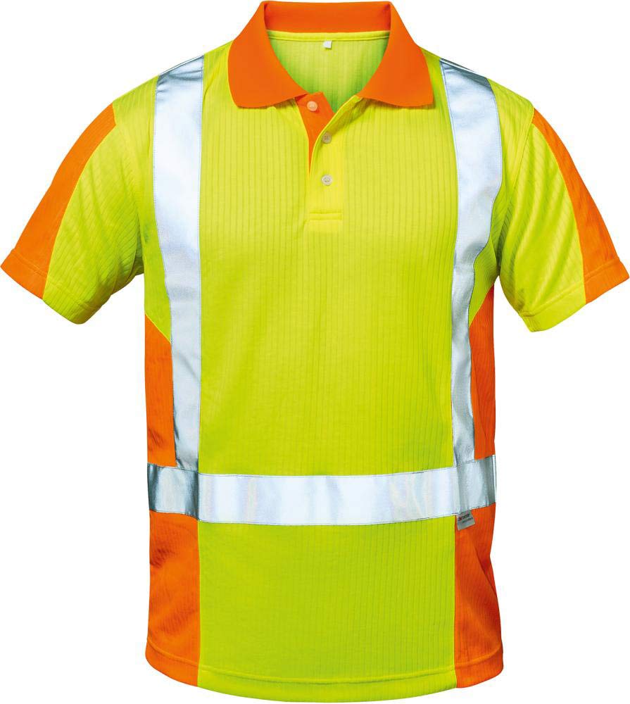Elysee Warnschutz Polo-Shirt "Zwolle" Grösse, 1 Stück, M, gelb/orange, 22725-M, M