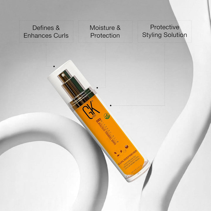 GK HAIR Global Keratin CurlsDefineHer (3.4 fl oz / 100ml) Curl Defining Cream Curl Activator/Moistur