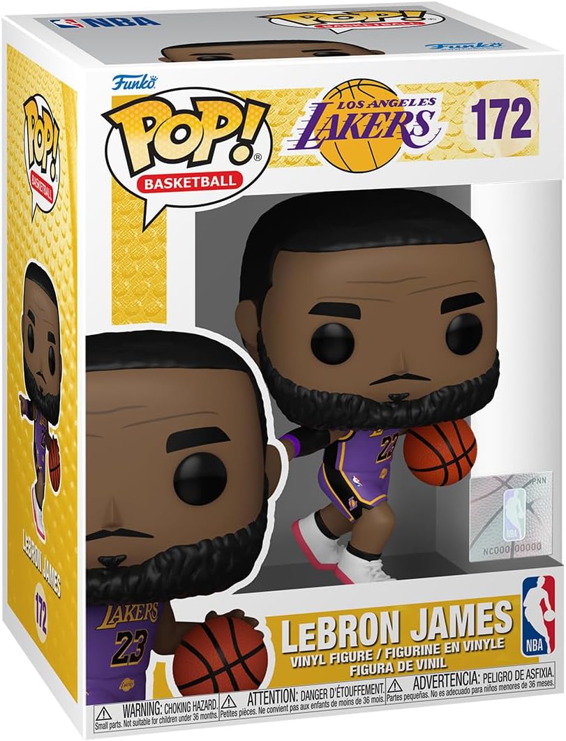 Funko POP! NBA: Lakers - Lebron James - Vinyl-Sammelfigur - Geschenkidee - Offizielle Handelswaren -