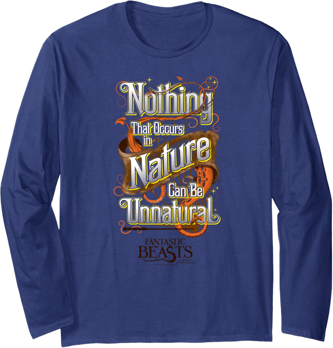 Fantastic Beasts and Where to Find Them Unnatural Brown Langarmshirt