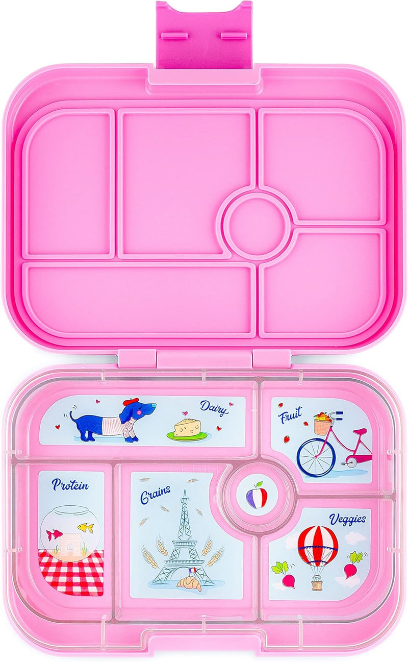 Yumbox Original M Lunchbox - Brotdose 6 Fächer, mittelgross | Bento Box für Kindergarten Kinder, Sch