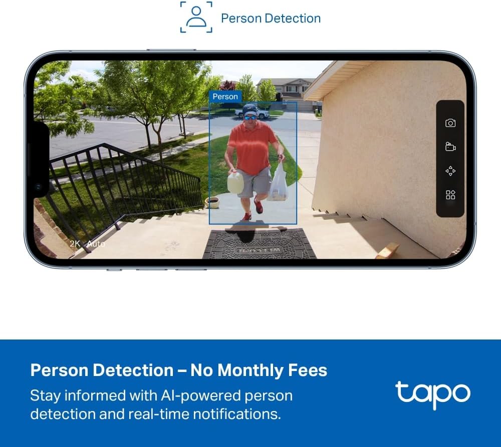 Tapo C400 KIT 1080p Solar Überwachungskamera für aussen, Farbnachtsicht, WLAN 2,4 GHz, Zwei-Wege-Aud