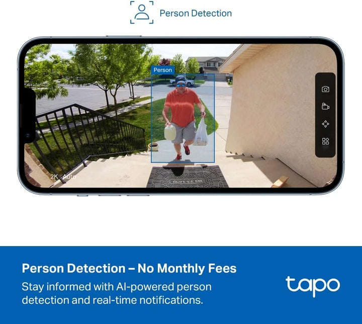 Tapo C400 KIT 1080p Solar Überwachungskamera für aussen, Farbnachtsicht, WLAN 2,4 GHz, Zwei-Wege-Aud