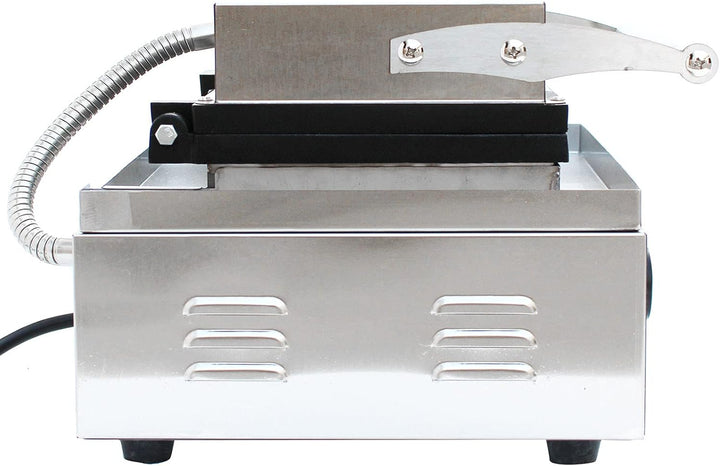 1500W 2-Slice Kommerzielle Elektrische Sandwich Maschine, Edelstahl Sandwich Maker Gewerblicher Elek