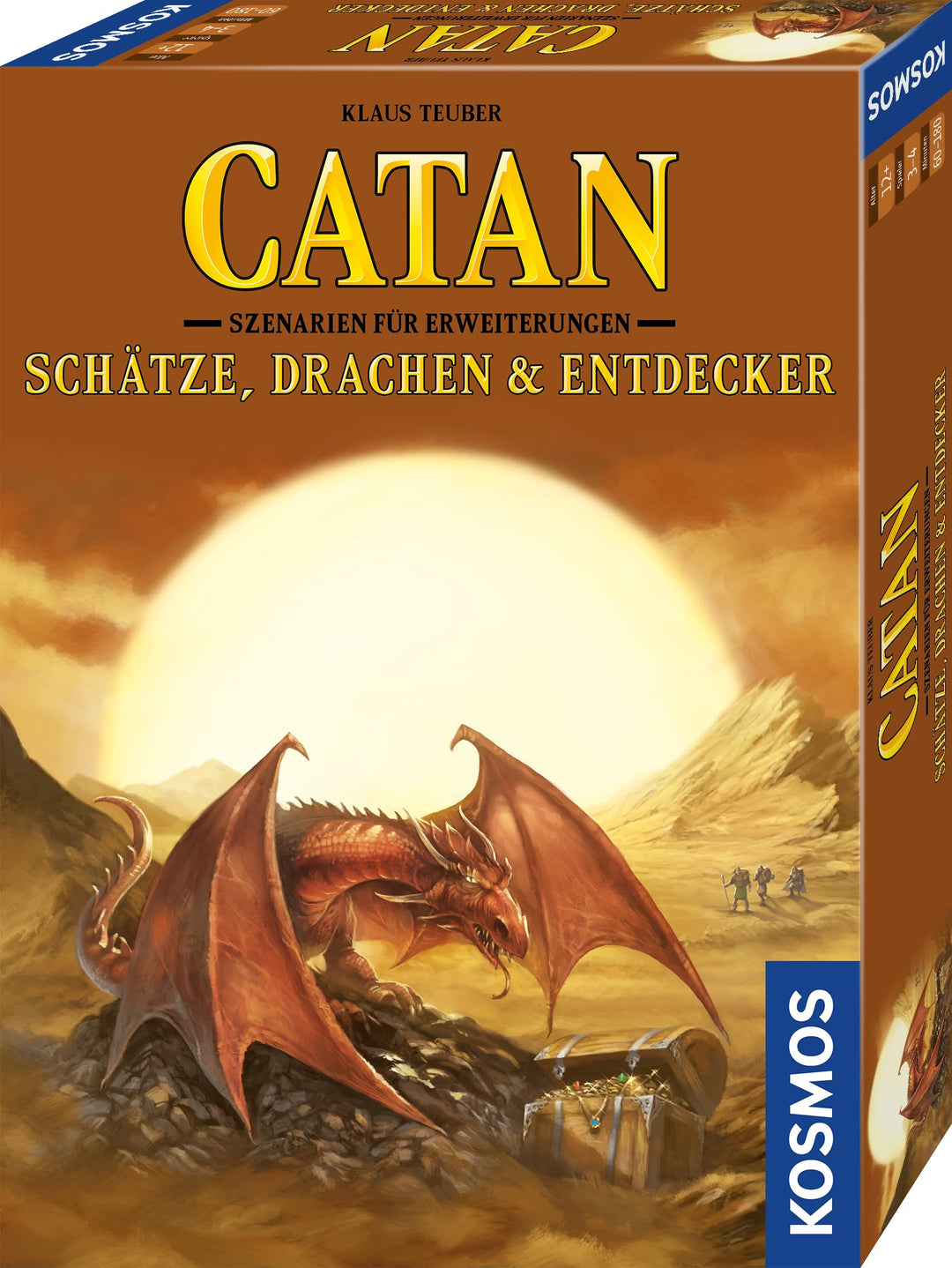 Kosmos 683405 Catan Schätze Drachen und Entdecker, Szenarien für Erweiterungen, mit der Erweiterung