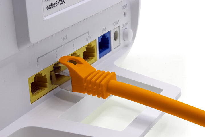 7,5m - orange - 10 Stück Cat7 Netzwerkkabel SFTP Patchkabel Lankabel Rohkabel 10GB/s - 500 Mhz konfe