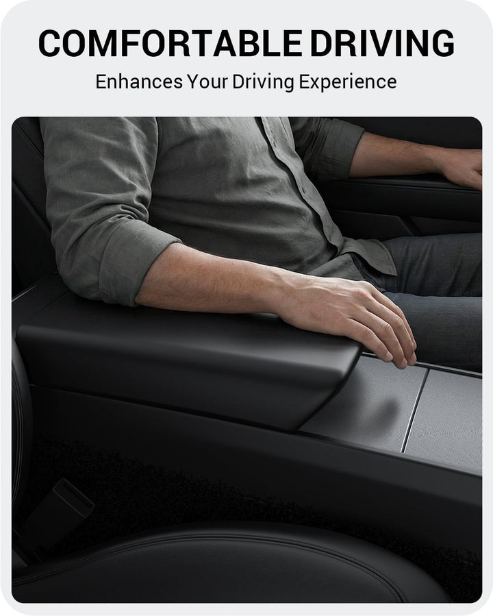 BASENOR Mittelkonsolenabdeckung für 2025 2026 Tesla Model Y Refresh (Juniper) 2024-2026 Tesla Model