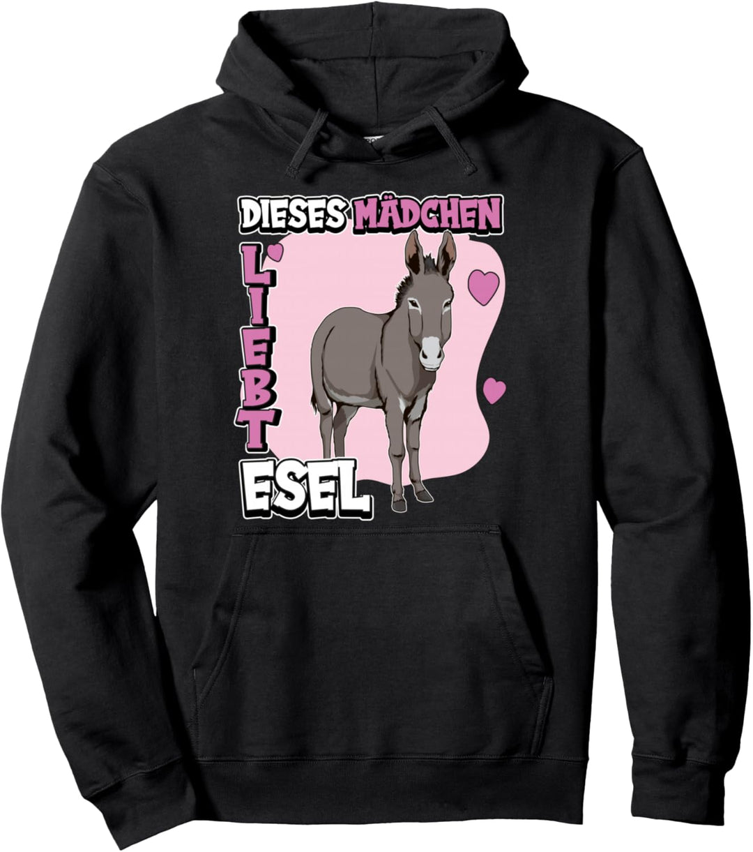 Kinder Esel Sachen Dieses Mädchen liebt Esel Pullover Hoodie