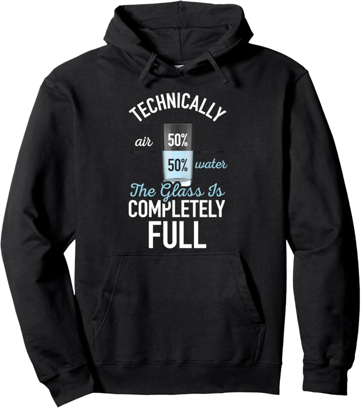 Technisch gesehen ist Glas immer vollwertig Physik Lehrer Pullover Hoodie