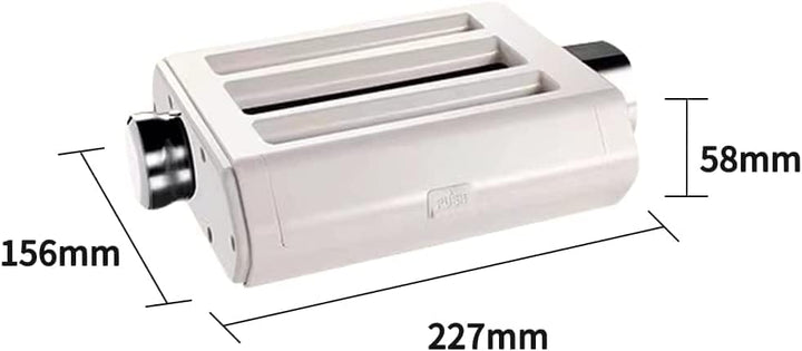 Nudelroller & Schneide-Aufsatz, 3-in-1,Set für ZACME Standmixer Zubehoer,inklusive Nudelblattroller,