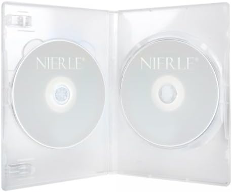Amaray DVD Doppelhüllen, 15 mm, Maschinen-pack-Qualität, Transparent, 50 Stück
