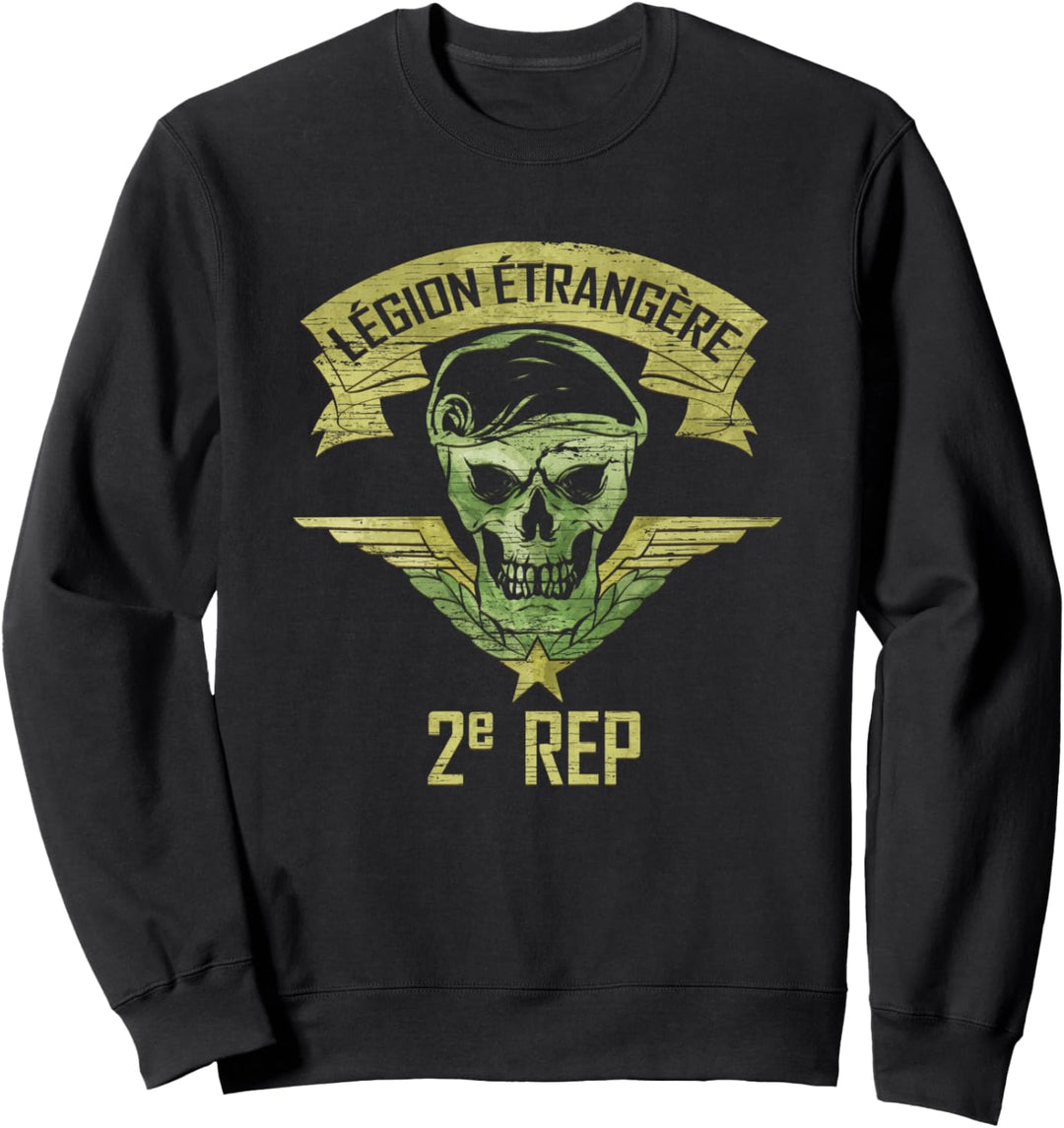 Legion Etrangere Totenkopf Soldat Fallschirmjäger Geschenk Sweatshirt