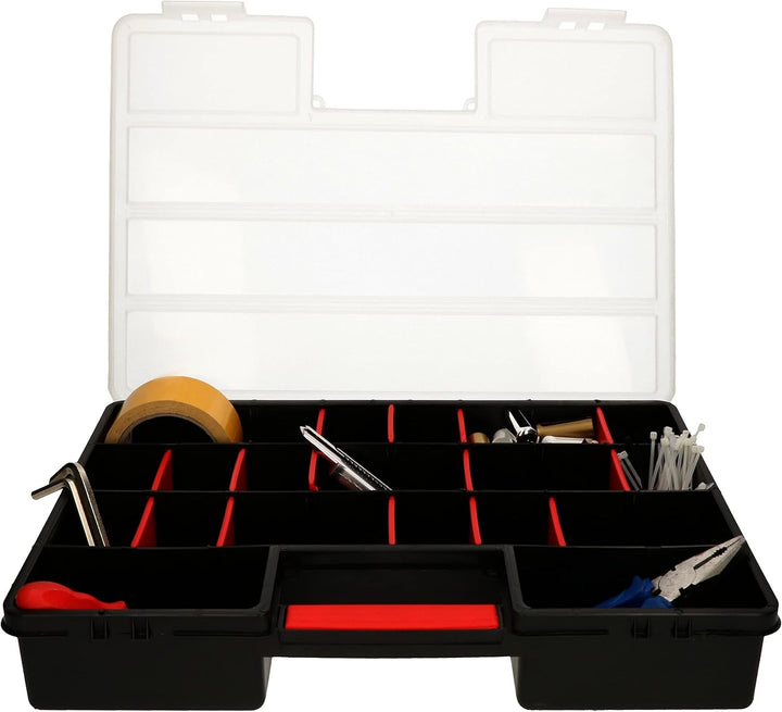 KOTARBAU® Sortierkasten 46x32x80cm Kleinteilemagazin Verstellbare Trennwände