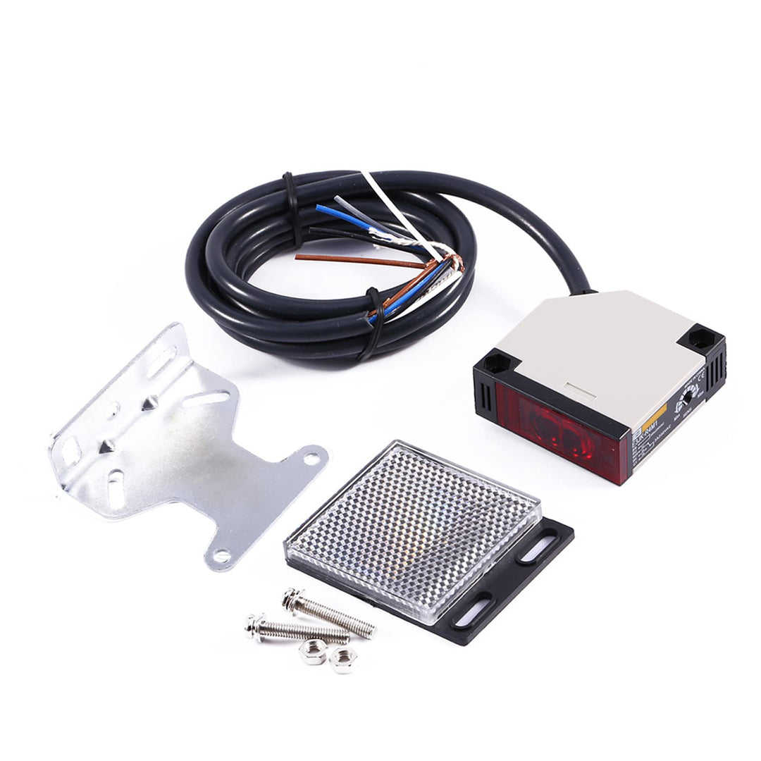 Photoelektrischer Sensor, AC 90-250 V 3 A E3JK R4M1 Sensor mit Spiegelreflexion Photoelektrisch, Mul