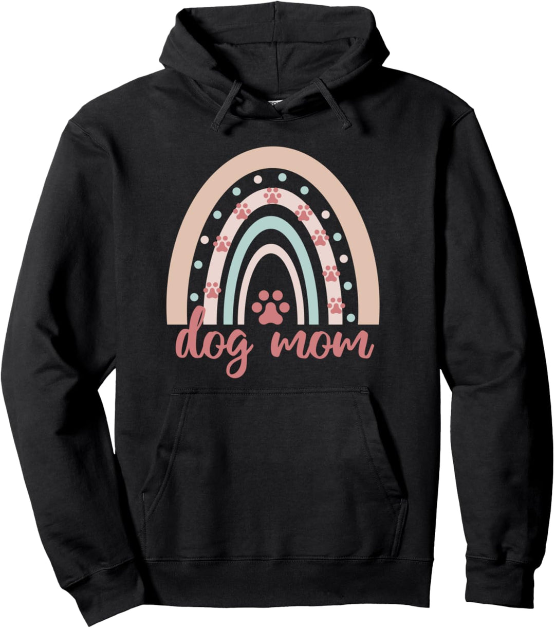 Hunde Mama Boho Regenbogen Hundehalterin Frauchen Hundeliebe Pullover Hoodie