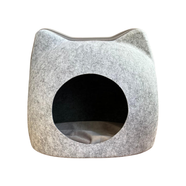 Katzenhöhle Filz für Katzen. Katzen Bett. Bed Rest. Cat Bed. Katzenbett Höhle und Katzen Kissen Inbe