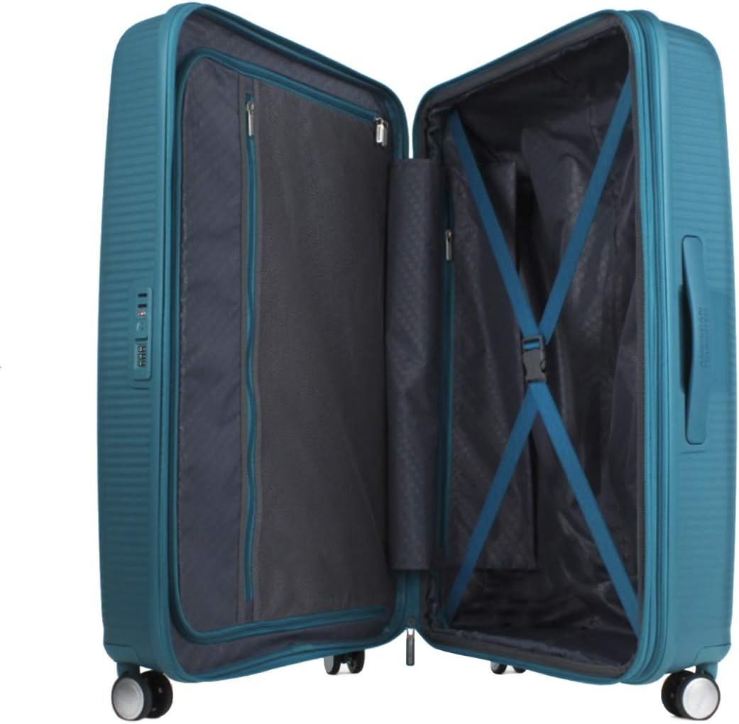 American Tourister Soundbox - Spinner L Erweiterbar Koffer, 77 cm, 97/110 L, Jade Green, Grün (Jade