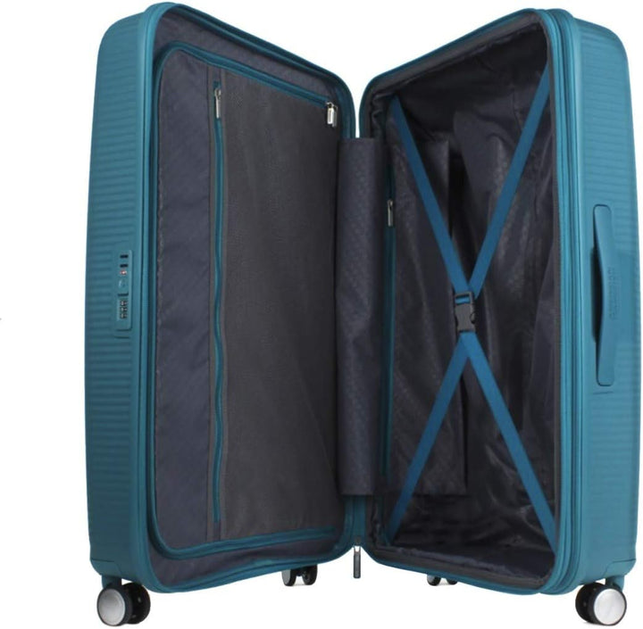 American Tourister Soundbox - Spinner L Erweiterbar Koffer, 77 cm, 97/110 L, Jade Green, Grün (Jade