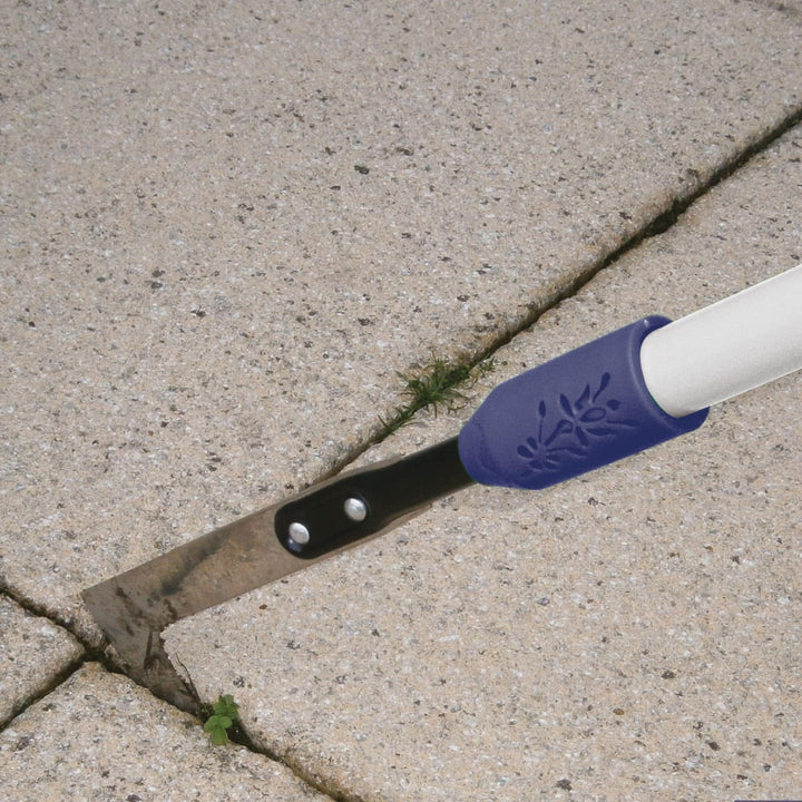 Spear & Jackson Razorsharp Enhanced Teleskop-Terrassenmesser, Silber, 97 x 4 x 4 cm Langen Griff, La