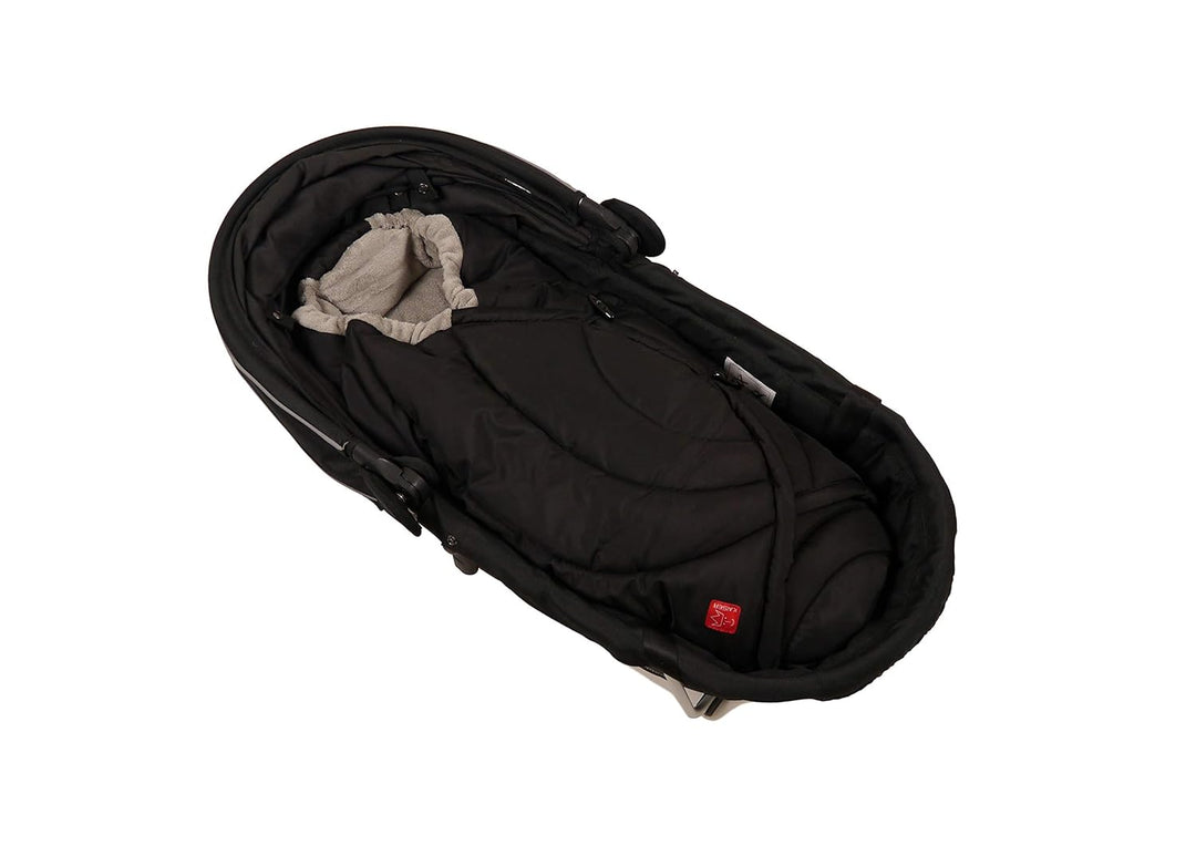 Kaiser 65356225 Einschlagdecke CooCoon, black/light grey, schwarz Black/Light Grey 1 Stück (1er Pack