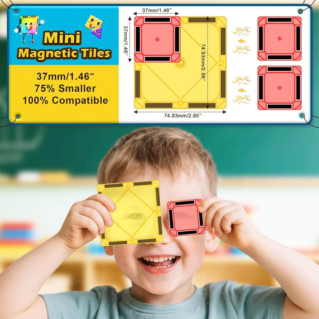 Magnetische Bausteine für Kinder,STEM-Magnetblöcke,Sensorisches Spielzeug,Kleinkindspielzeug,Bauspie