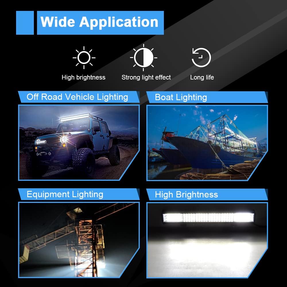 Willpower 17inch 450W Led Zusatzscheinwerfer 12V Led Scheinwerfer Auto IP67 Wasserdicht Flutlicht Pu
