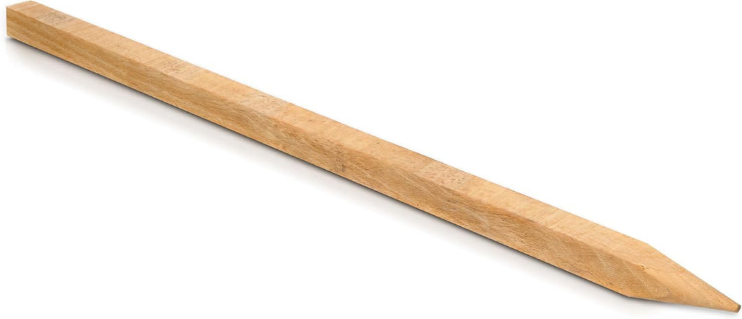 Buchenholz Holzpflöcke &amp; Holzpfähle Quadratisch 25 Stück - Längen 30 cm - Ideal für Zaunpfosten, Zau