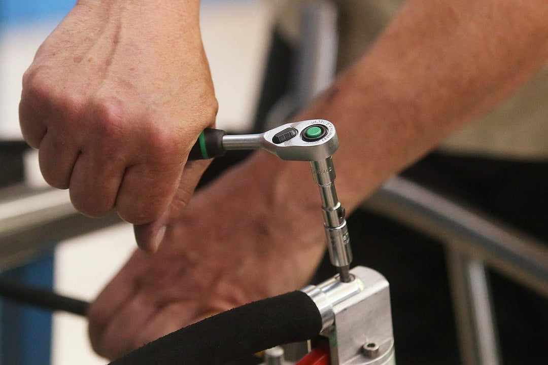 STAHLWILLE 1/4“ Steckschlüsselsatz 38-tlg. | mit QR-Ratsche, Verlängerung, TORX Nuss l Made in Germa