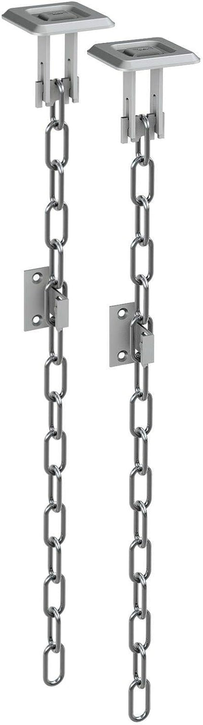 2 x Paar BASI® Gitterrost-Sicherung GS70 Einbruch-Schutz Zusatz-Sicherung für Licht-Schacht Keller-S