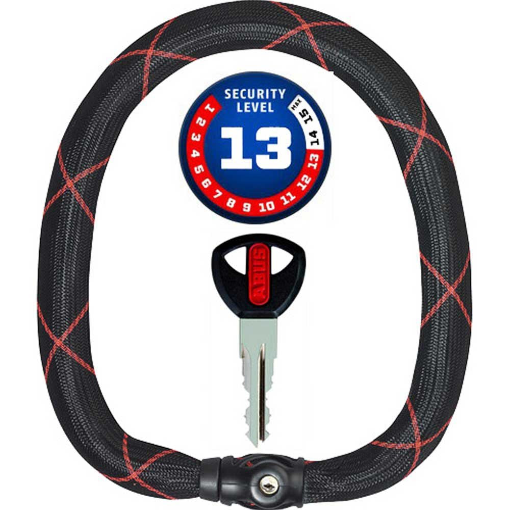 ABUS Kettenschloss IVY 9100/140, Black, 140 cm, 52650