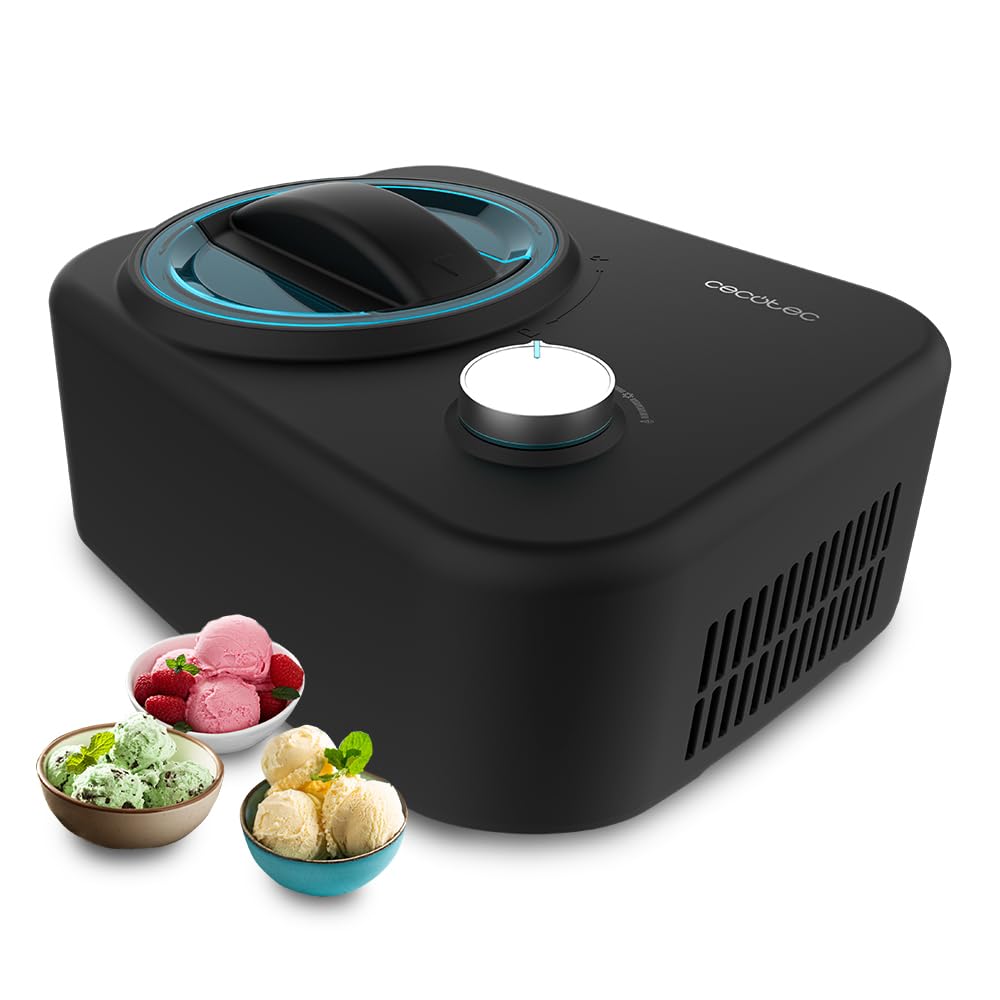 Cecotec Eismaschine mit 0,8 L Kompressor Gelacy 800. 100 W, Eiscreme-Maschine, Manuelle Steuerung, E