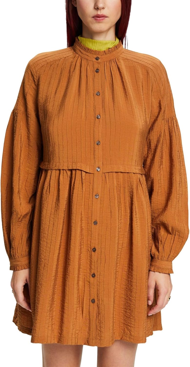 Esprit Damen 103ee1e325 Kleid 42 235/Caramel, 42 235/Caramel