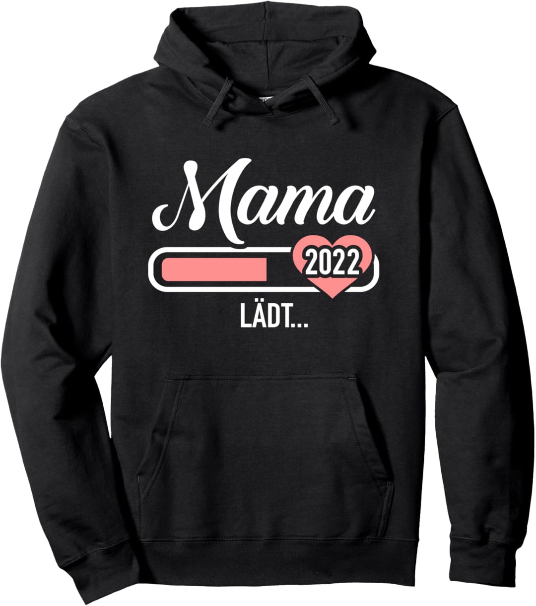 Mama 2022 lädt Schwangerschaft verkünden Pullover Hoodie