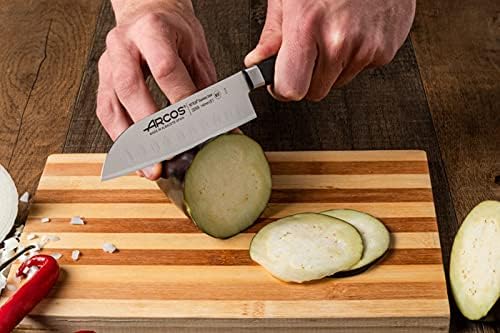 Arcos Opera - Santoku Messer - NITRUM geschmiedetem Edelstahl 140 mm - HandGriff POM Farbe Schwarz