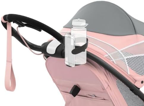 CYBEX 2 in 1 Cup Holder for Jogger Pushchair AVI, Cell Phone and Bottle Holder - Black 520004450