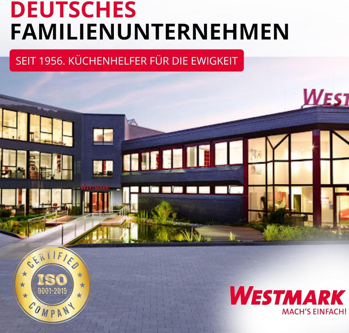 Westmark Spätzle- und Kartoffelpresse Spätzlechef, Traditionelle Lochung für Spätzle wie handgemacht