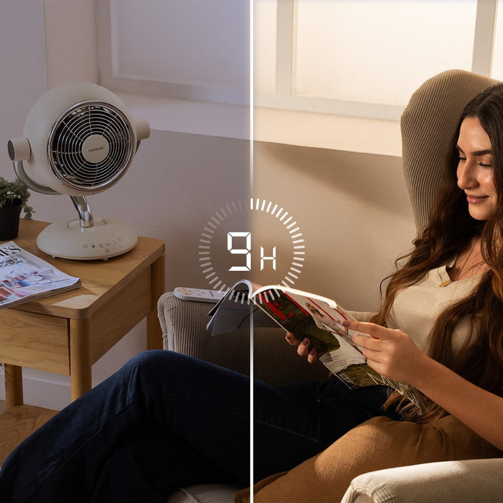 Cecotec Tischventilator EnergySilence 960 Cyclone Desk Eve, 35 W Durchmesser 3,15" | 35W, Durchmesse