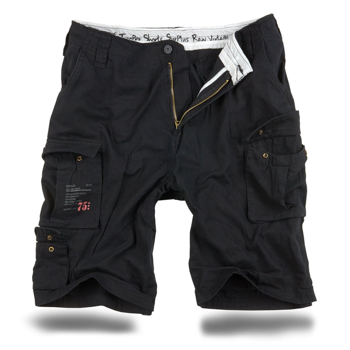 Trooper Cargo Shorts Herren – 100% Baumwolle, Robuste Militär Shorts mit vielen Taschen, Bequeme Out