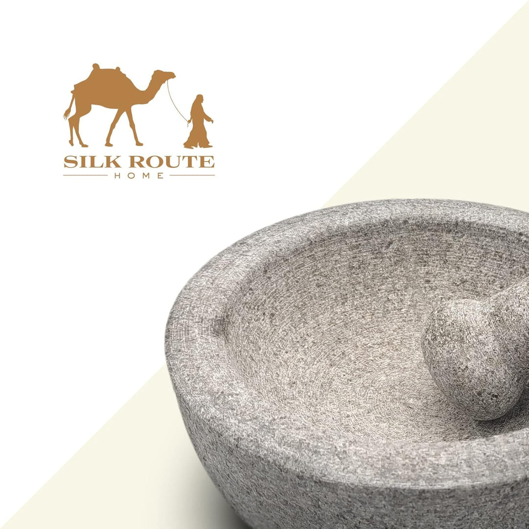 Silk Route Home Stössel und Mörser aus Granit, Granit