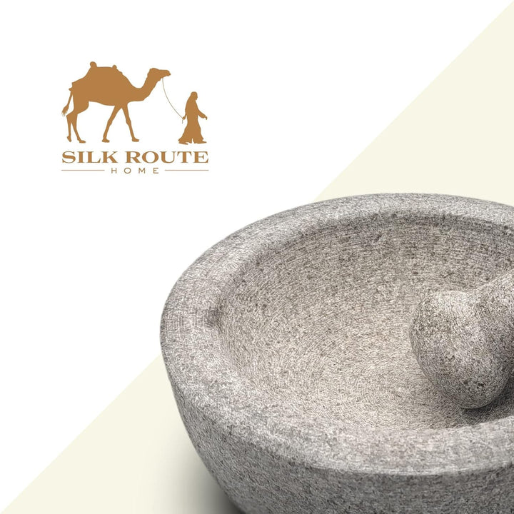 Silk Route Home Stössel und Mörser aus Granit, Granit