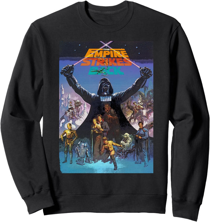 Star Wars The Empire Strikes Back Retro Poster Sweatshirt
