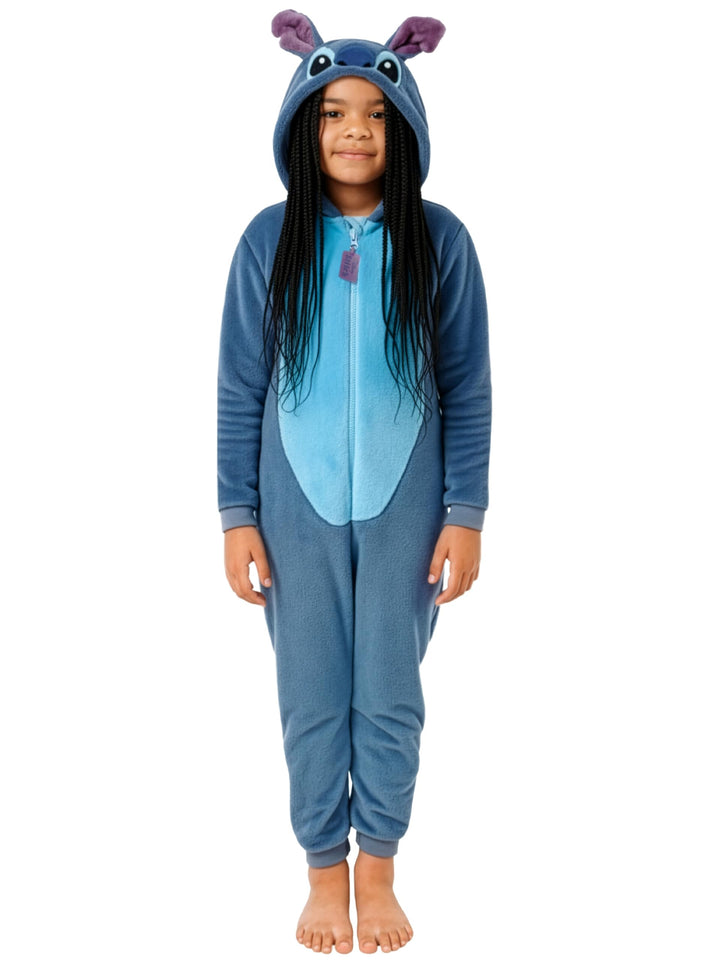 Disney Stitch Onesie | Lilo Und Stitch Onesie Mädchen | Schlafanzüge Für Mädchen 134 Blau, 134 Blau